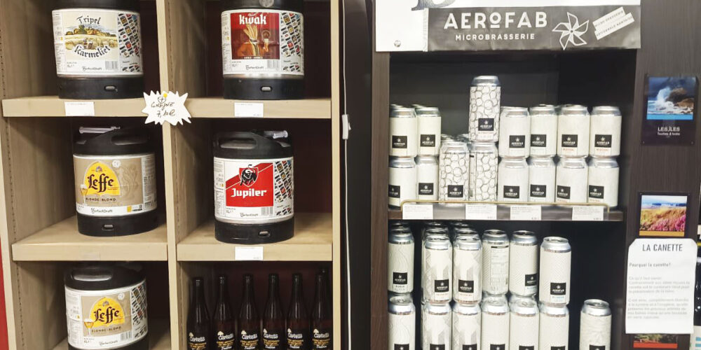 Bières en fûts et en canettes, Vinigusto à Lorient